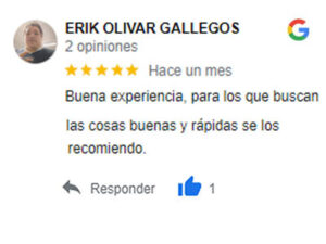 Review Erick Olivar